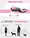 Hands Free Dog Leash, 8.2ft Multifunctional Crossbody Rope with Explosion-Proof Handle and Adjustable Training Hands Free Leash for Small, Medium & Large Dogs Walking, Jogging and Running
