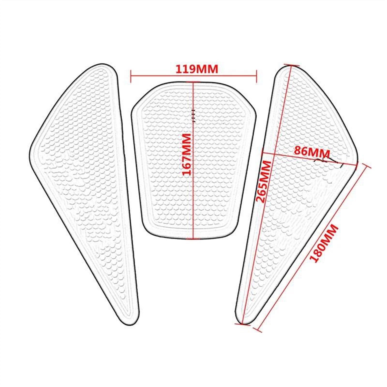 Protector Depósito Protector almohadilla depósito pegatina adhesiva agarre rodilla gas almohadilla tracción lateral para Rebel 300 500 para CMX300 para CMX500 2017-2022 Protector Depósito Tanque Moto