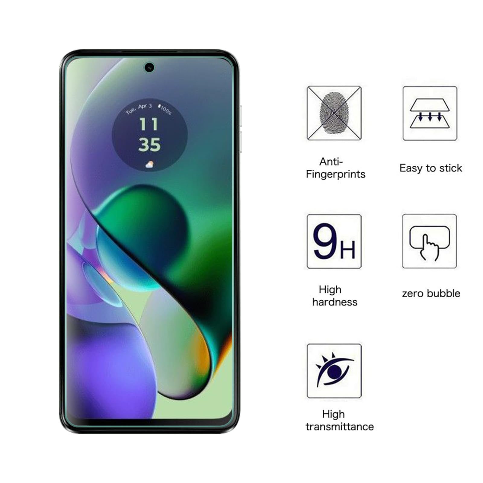 Vetro Temperato PER Motorola Moto G54 5G 6.5 "MotoG54 G 54 - Foto 6