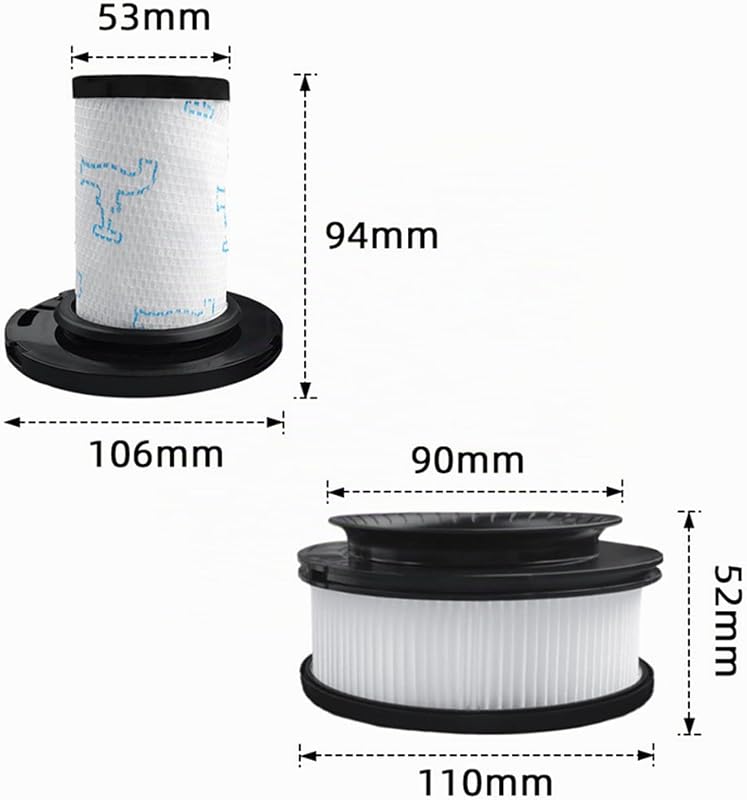 Set 4 filtre de schimb pentru aspirator Rowenta X-Force Flex 11.60 12.60 14.60 15.60 Animal RH9878 RH9898 RH9958 RH99F1 ZR009007 ZR009008 ZR0090