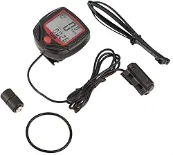 Velocímetro Digital Odômetro Bike Com Fio Bicicleta Ciclo LCD Branco