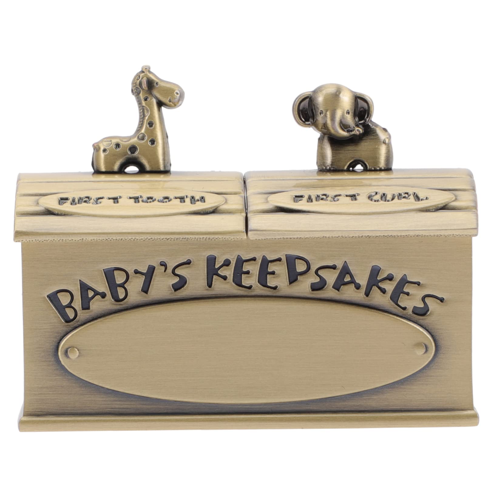 SUPVOX Metal Teeth Keepsake Box Tooth Storage Case Ideal for Christmas Present