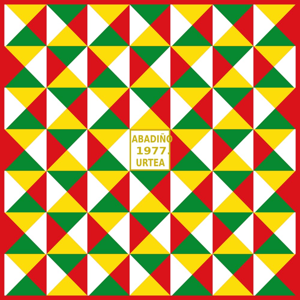 Drapeau Abadiano grand format officiel de la ville de Biscaye en Espagne