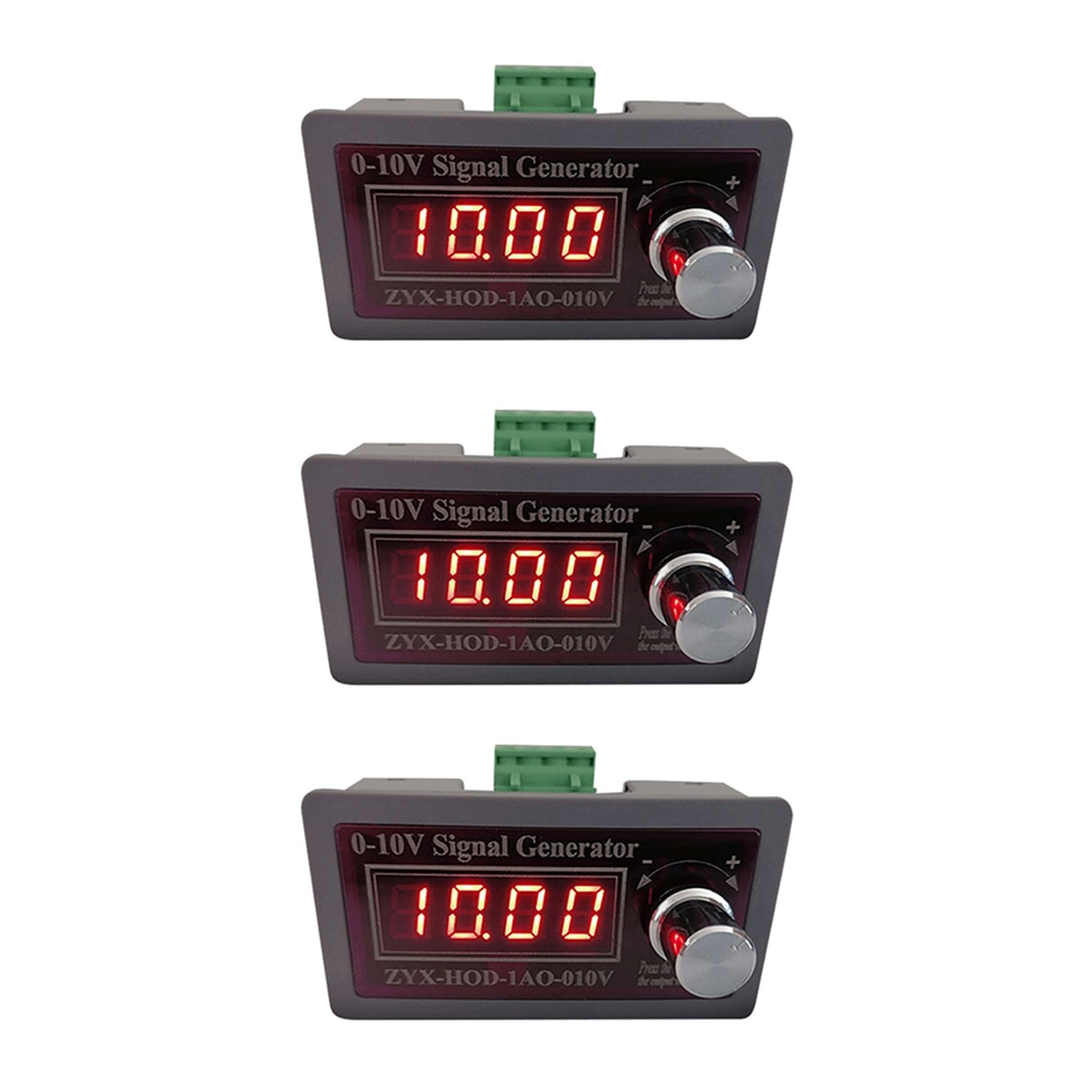 Jnchdghwa As Shown 3X Adjustable Voltage Analog Simulator 0-10V 5-10V Voltage Signal Generator Signal Sources Plc Signal Control