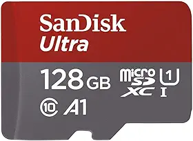 Cartão de Memória MicroSDXC 128GB Sandisk 100mb/s A1 classe 10 Smartphone Tablet Gopro Drone Camera