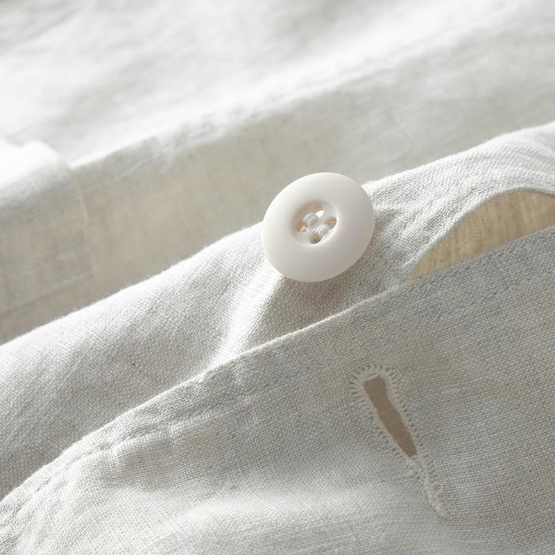 Men's British Style Linen Casual Loose Fit Single Blazer Jacket Outerwear4