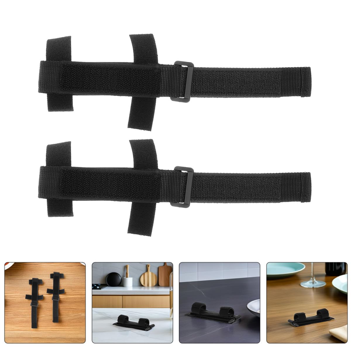 Correas Ajustables de Nylon para Cubiertos para Personas Mayores y Discapacitadas, Soporte Seguro y Versátil para Utensilios en Casa y Centros de Rehabilitación, Pack de 3