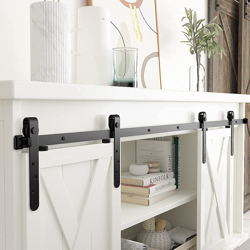 Buy skysen Sliding Barn Door Hardware Kit Super Mini Sliding