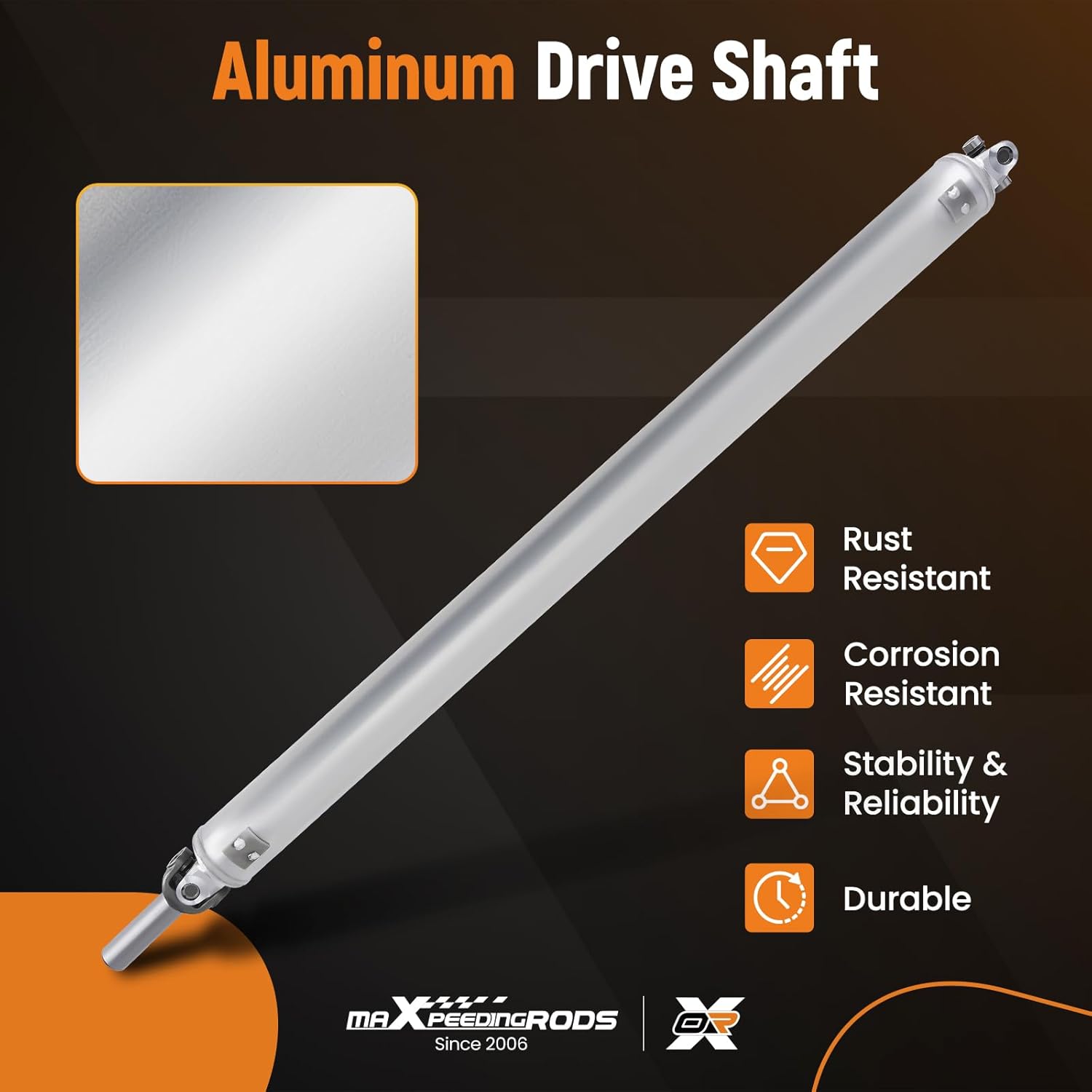 maXpeedingrods Rear Drive Shaft Driveshaft Assembly for Chevrolet Silverado 1500 & GMC Sierra 1500 1999-2005, 4WD 143.5" Wheelbase, Without RPO Code NYS (4 Wheel Steering) Replace# 936-121 | 15751438