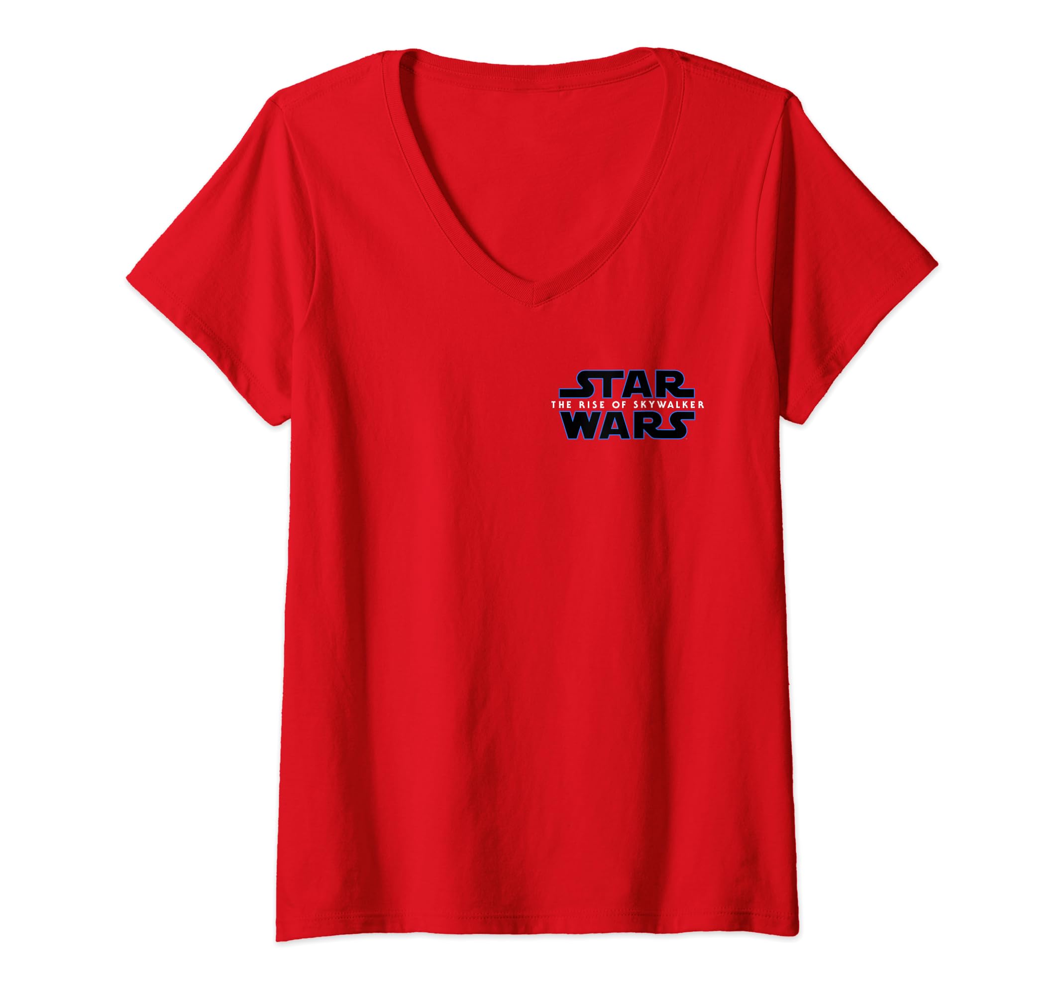 Star Wars The Rise Of Skywalker Left Chest Movie Logo C2 V-Neck T-Shirt