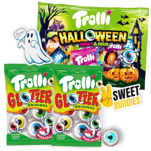 Trolli Glotzer & Halloween Sweet & Sour Bundle – 2x Glotzer...