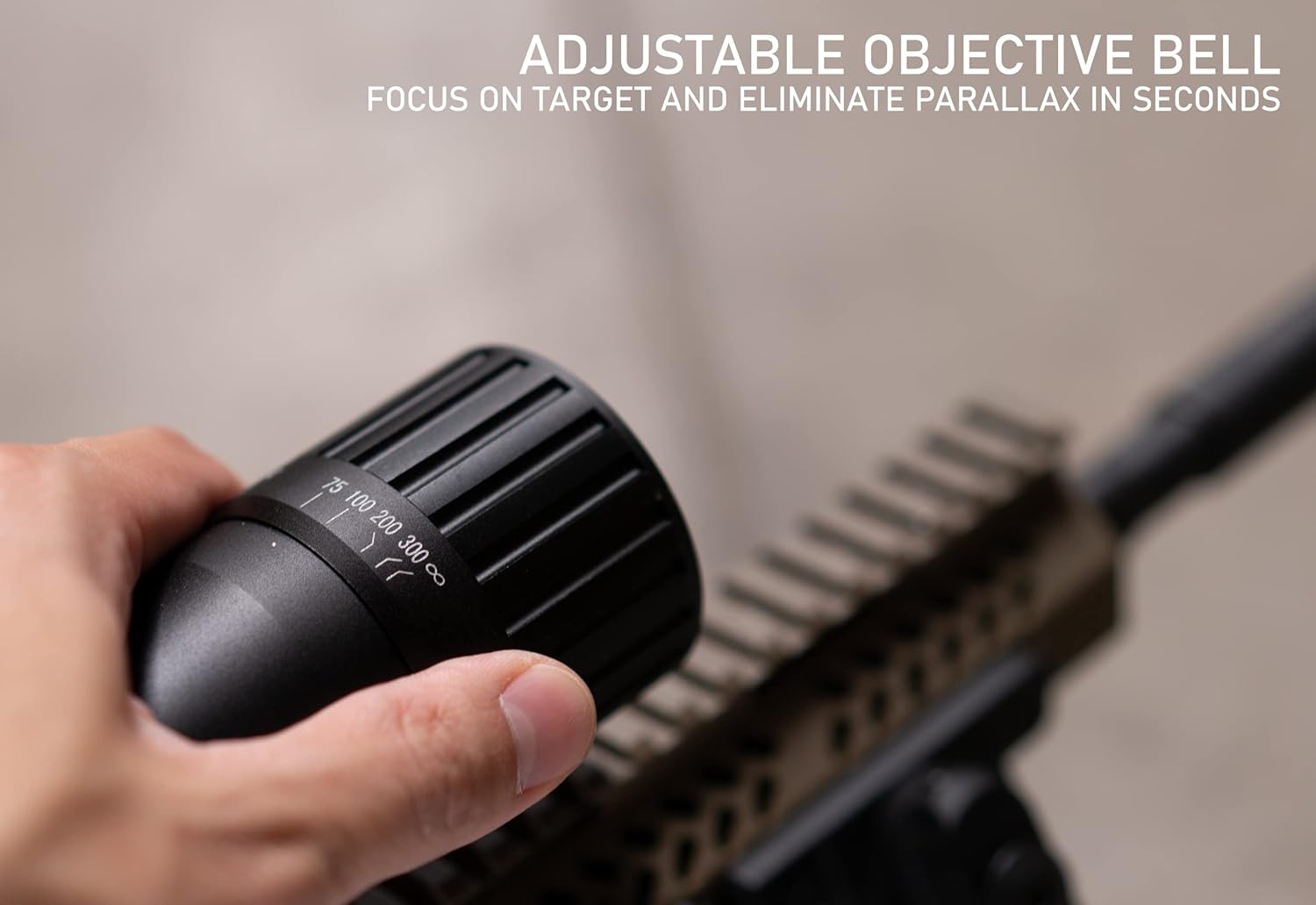 Monstrum 4 12x44 Rifle Scope with AO Adjustable Objective Image