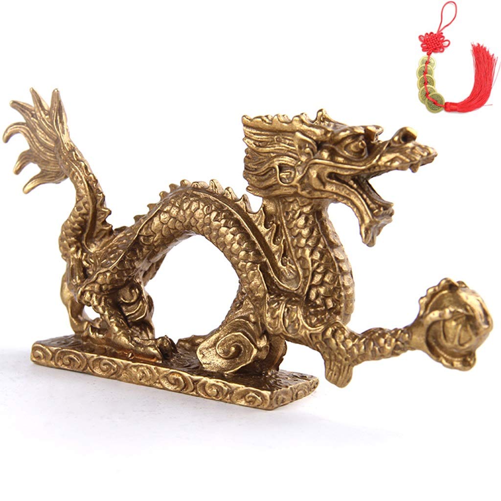 Feng-Shui Kalebassen Ornament Messing - Glücksbringer Für Auto Und Zuhause