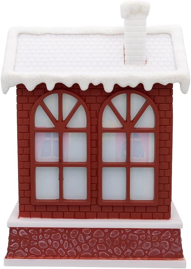 Kurt Adler 7.5-inch Disney© Battery Operated Light-Up Mickey Santa Lantern