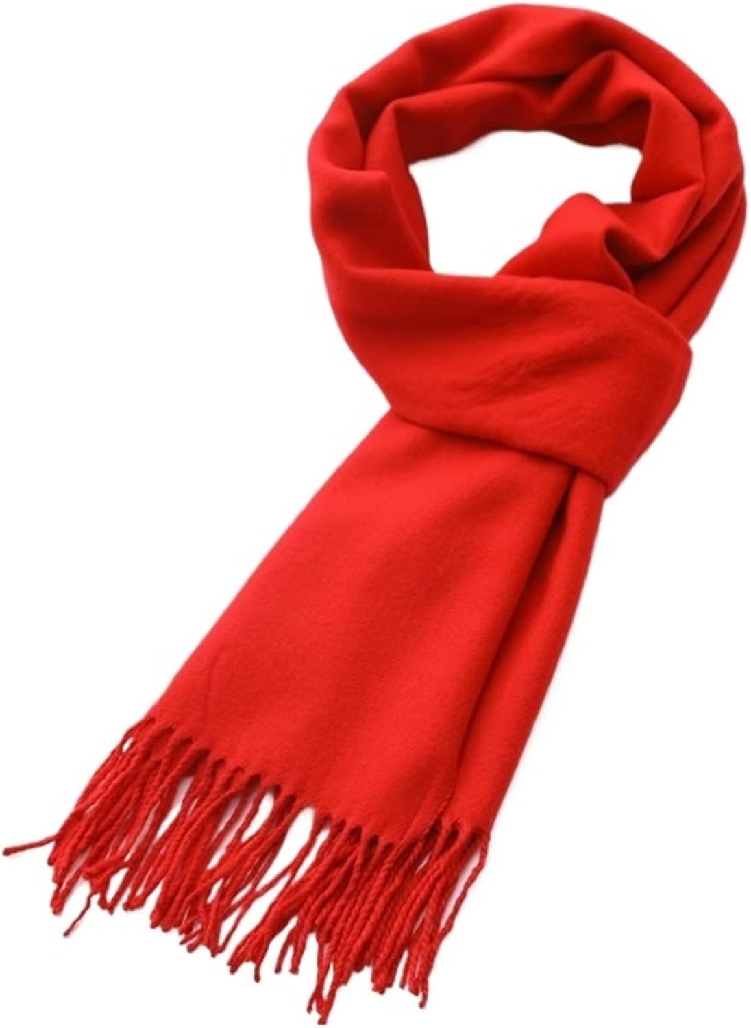 Fleece Soft Scarf, Cashmere, Men's Fashion Scarves, Long 71 in, Thick Cable Knit Wrap, for Skiing, Parties, Office(E)