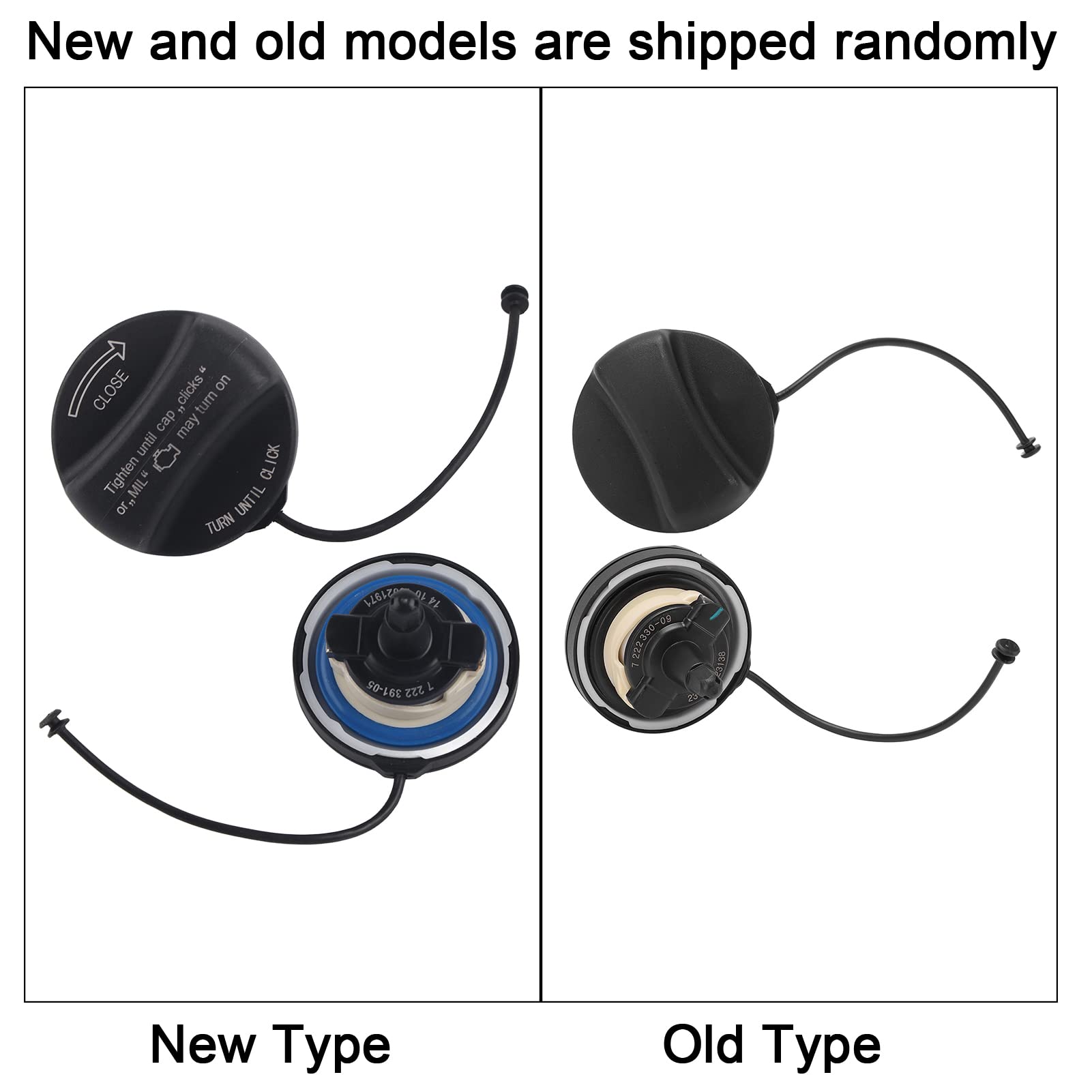 Sostituzione del Tappo del Serbatoio del Carburante per MINI R56/R57/R58/F55/F56/F57 - Chiusura Ermetica, Installazione Facile, Eccellente Resistenza All'olio e Alla Corrosione