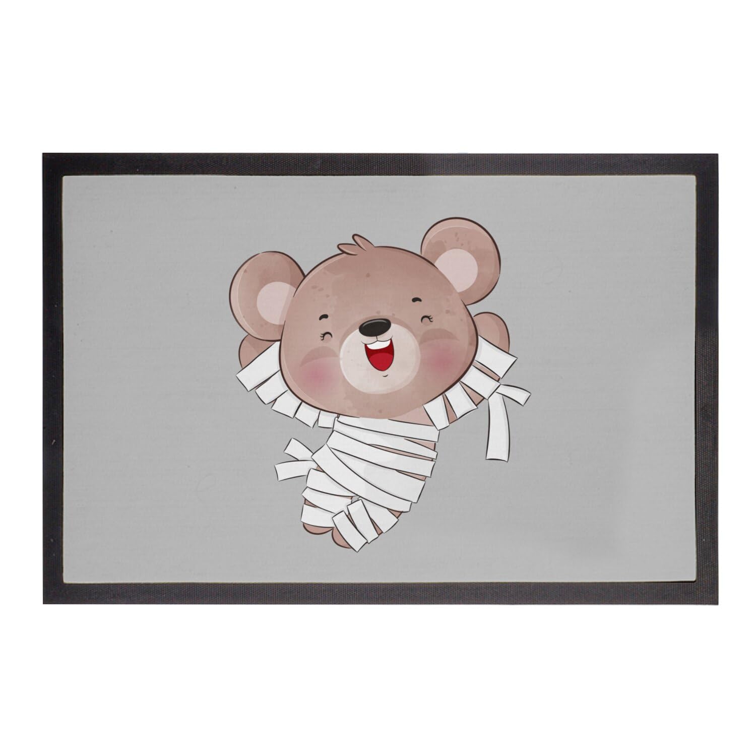 Tapis de porte nounours mignon pour partager la magie d'Halloween en famille