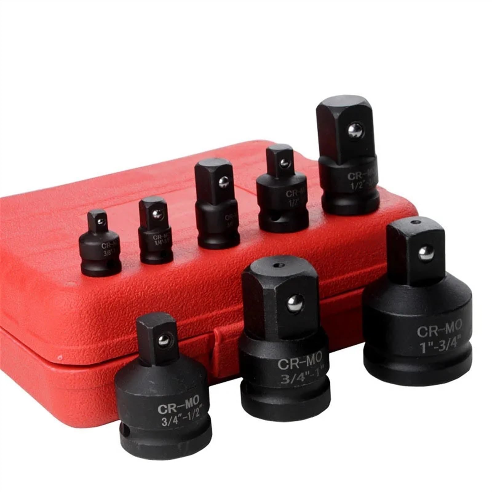 Adaptador De Toma De Impacto De Aire, 1/4 ", 3/8", 1/2 ", 3/4", 1 ", Adaptador Neumático Métrico, Juntas Convertidoras, Llave De Impacto De Trinquete (Size : 8pcs)