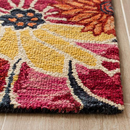 Tapete Safavieh Aspen 8x10 Wool Handmade Boho Azul Carbón miniatura 3