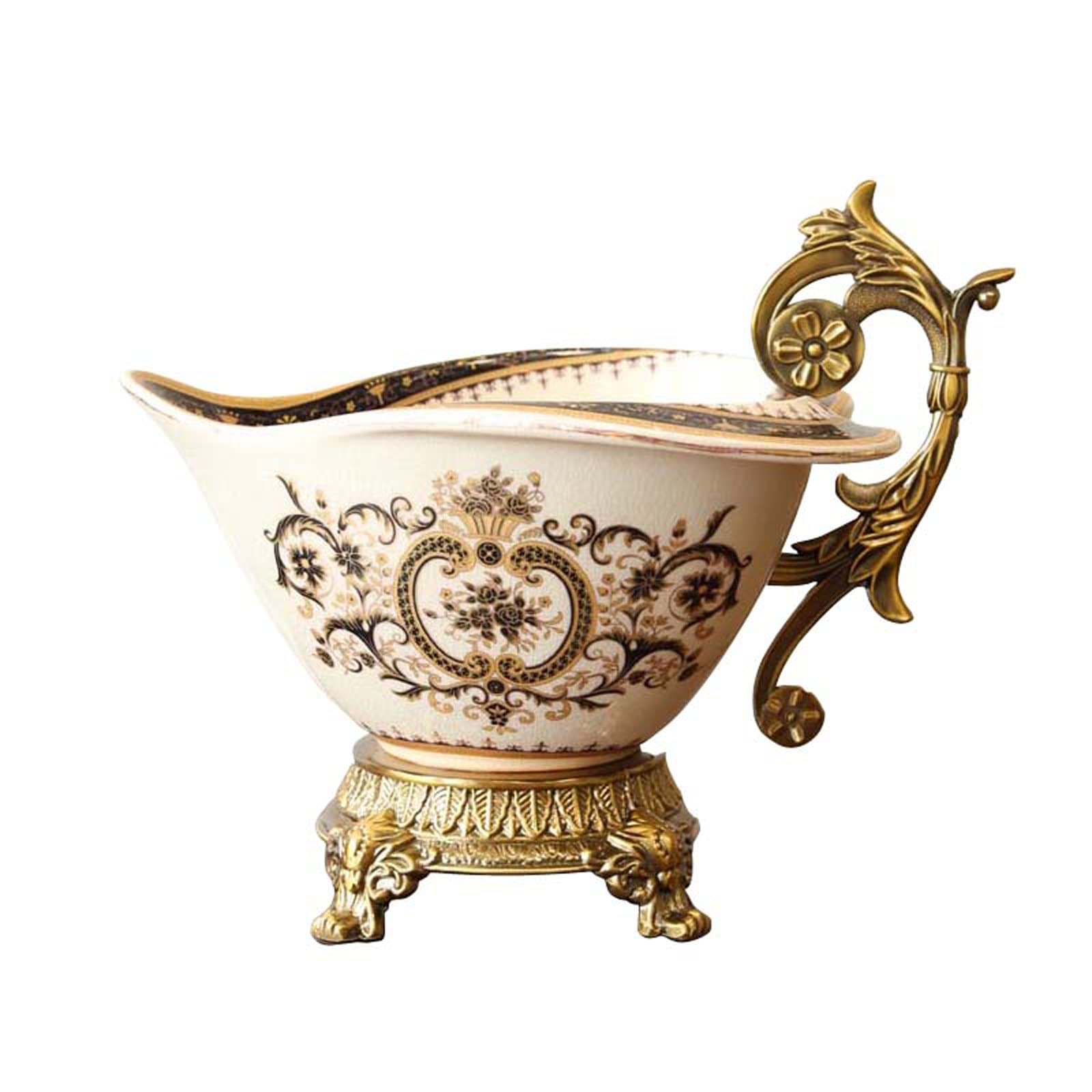 Kosz Na Owoce, Lekka, Luksusowa Misa Na Owoce, W Kształcie Serca, Wykwintny Ceramiczny Talerz Na Suszone Owoce, Dekoracyjne Misy, Tacka Do Przechowywania Na Biurku,