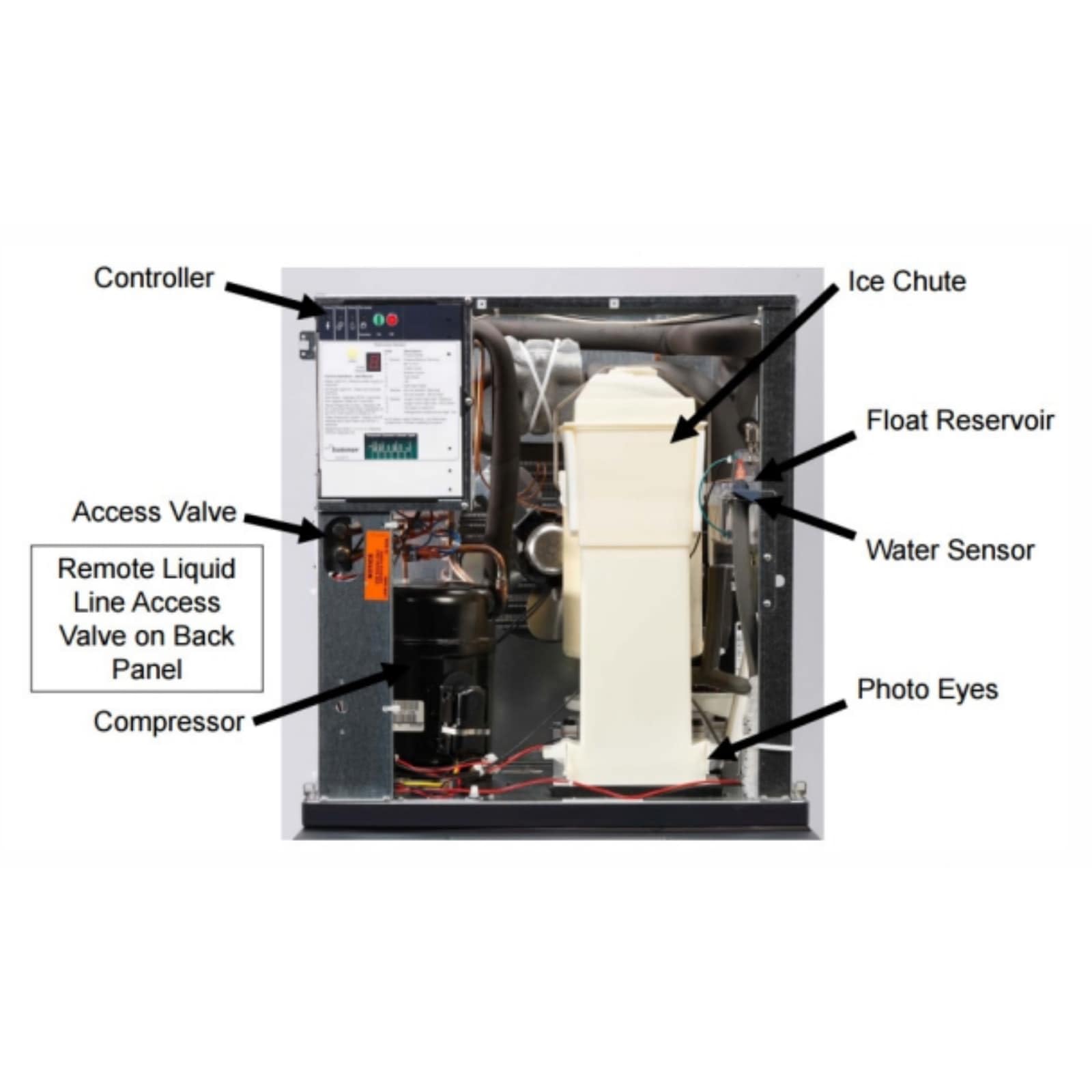 Scotsman Prodigy Plus Flake Ice 22" Ice Maker - 800 Lb/Day on Fridge.com - View 6