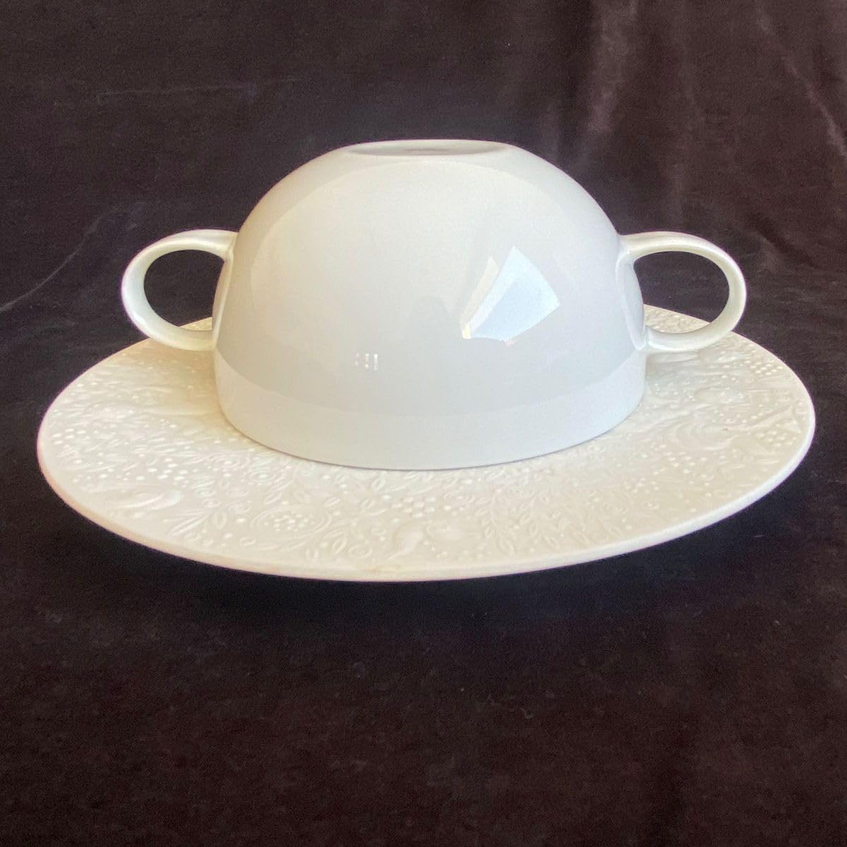 ローゼンタール 魔笛 ホワイト 2個 魔笛 ホワイト プレート22cm