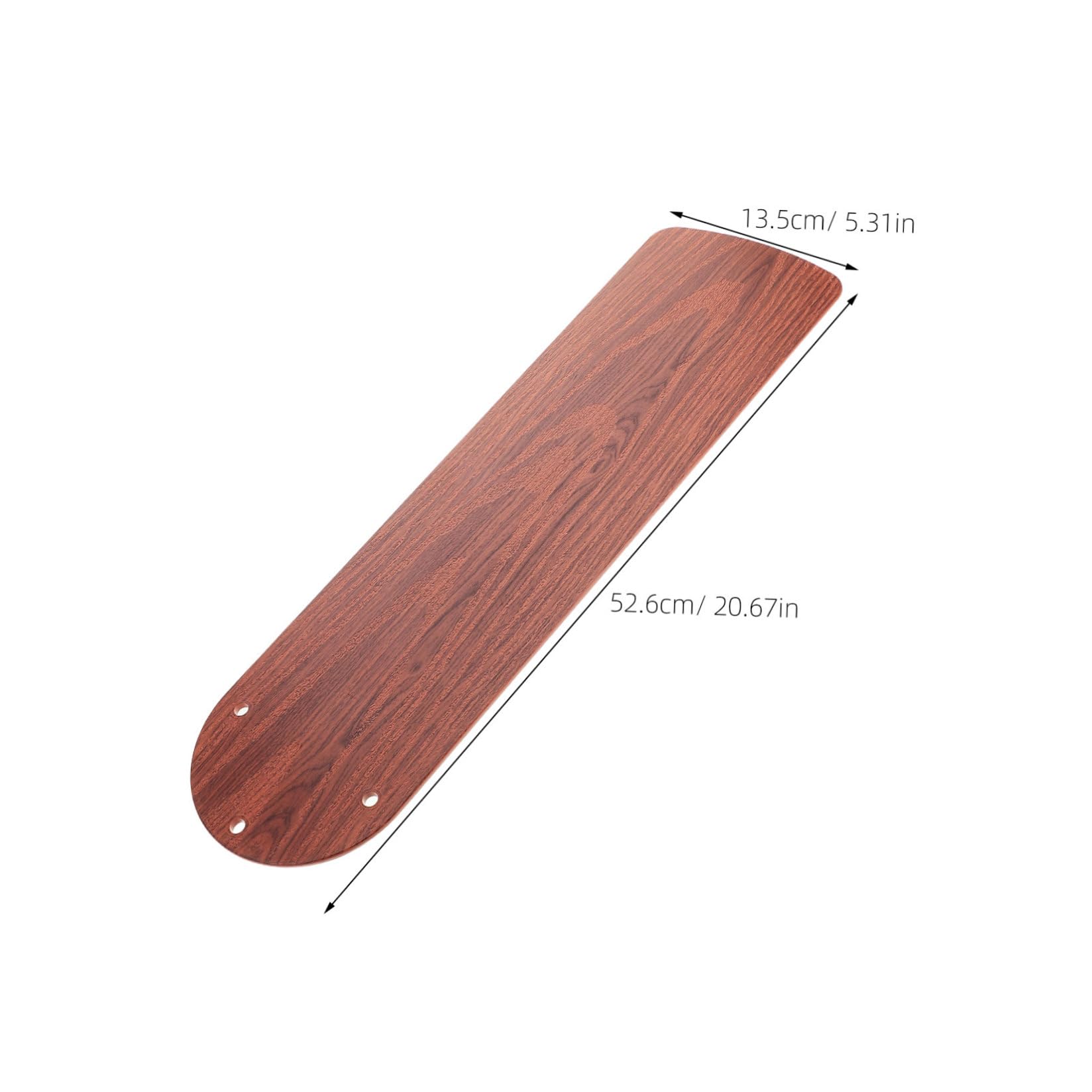STOBAZA 5 Pièces Accessoires Plastique Ventilateurs en Plafond Marron de Ventilateur pour Remplacement des Pales pour Fête, Bras des Pales Universels et Solide