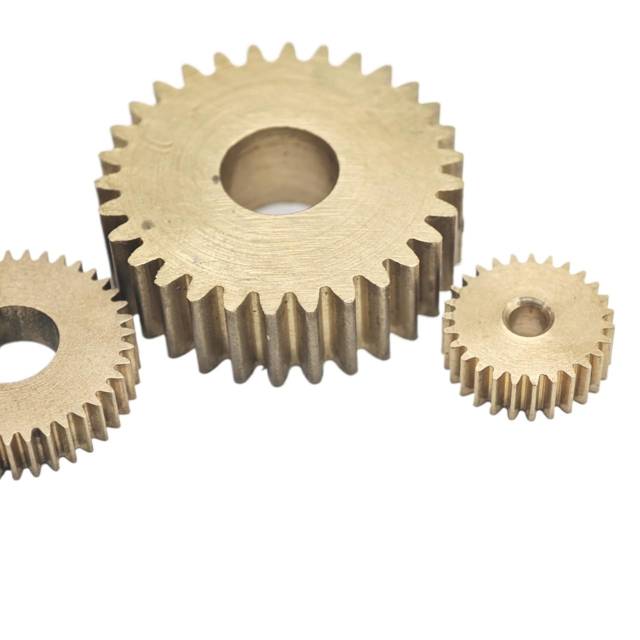 0.6M 75 Teeth Flat Spur Gear Straight Teeth Pinion 0.6 Module 75T Cylindrical Drive Gear 46.2mm Diameter 5mm Thickness Mechanical(14mm bore)