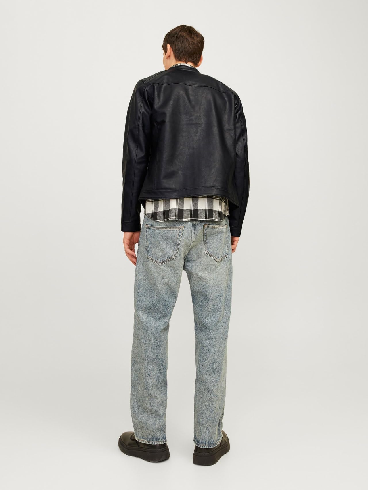 JACK & JONES Synthetic Leather Jacket Synthetic Leather Jacket