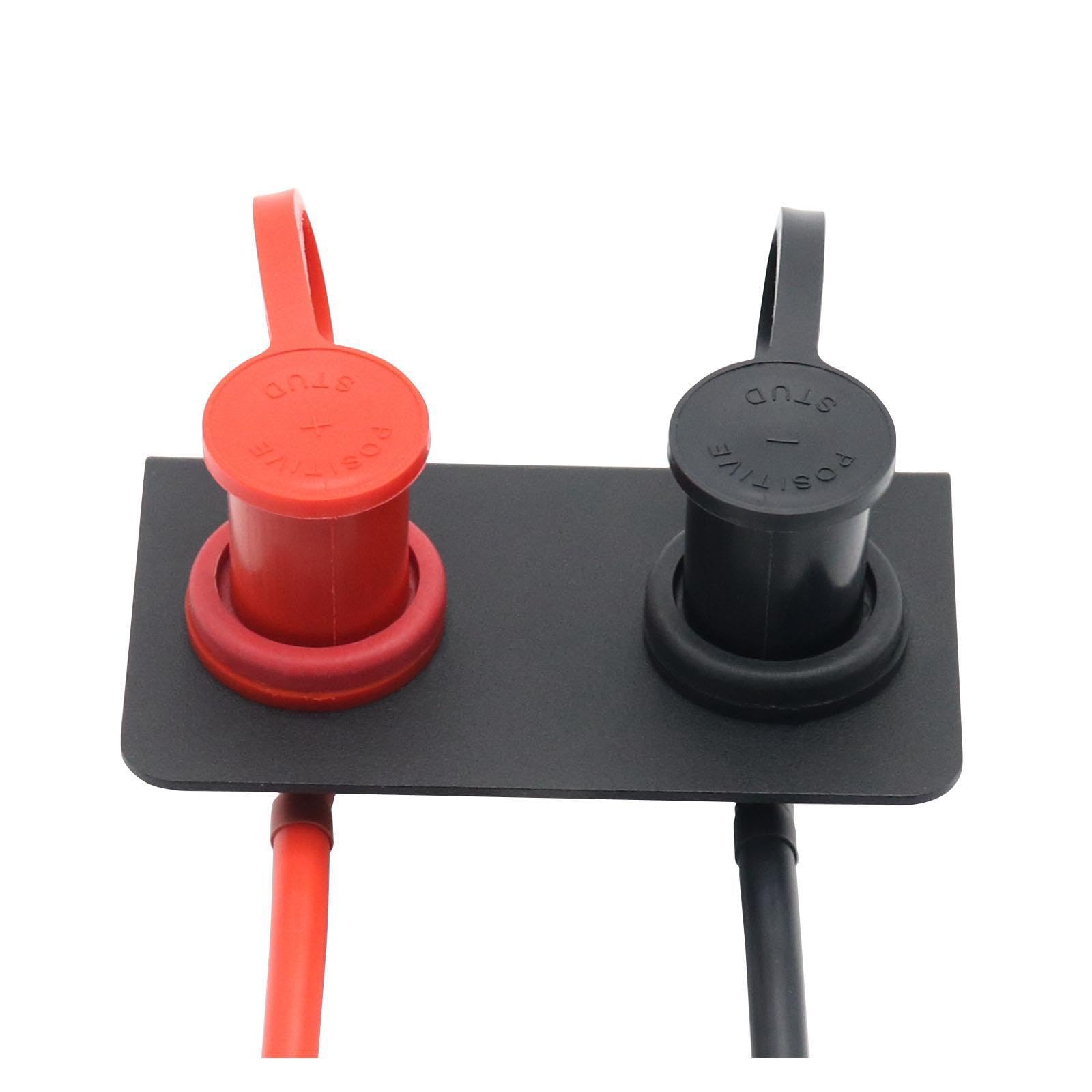 Set di morsetti per caricabatterie innovativi con cavi, terminali per batteria remoti impermeabili da 250 A, accessori efficienti per l'avviamento