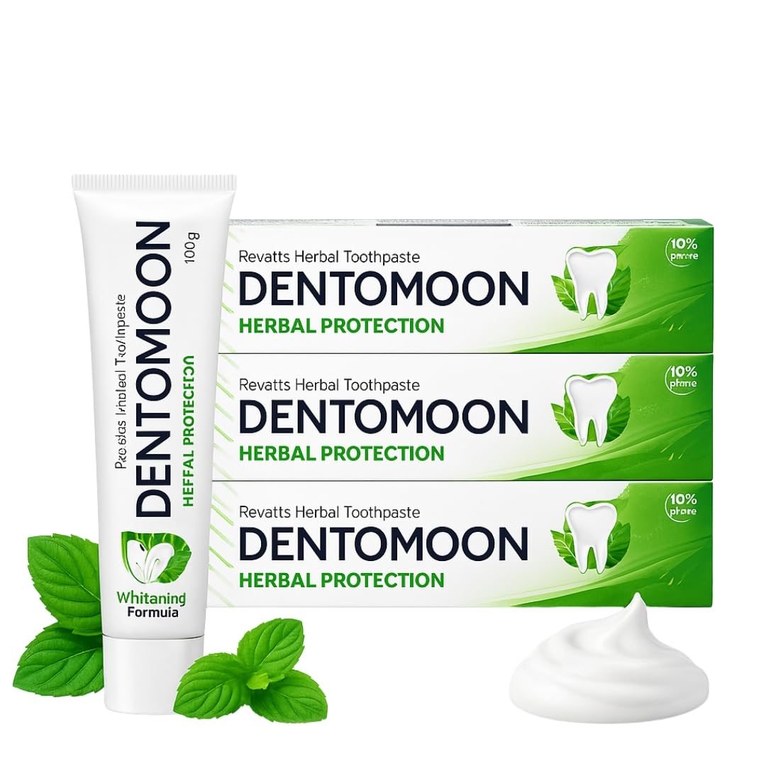 ROTEX Dentomoon Toothpaste 75 g – Sensitivity Relief with Potassium Nitrate & Herbal Extracts | Daily Oral Care, Fresh Breath & Enamel Protection (pack of 3)-image-44