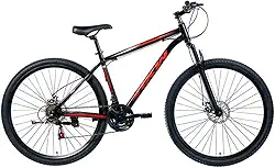 Bicicleta Mountain Bike Aro 29, 21 Marchas, Quadro Aço Carbono, Freio a Disco, Suspensão Rígida, Para Trilhas, Montagem Parcial Necessária