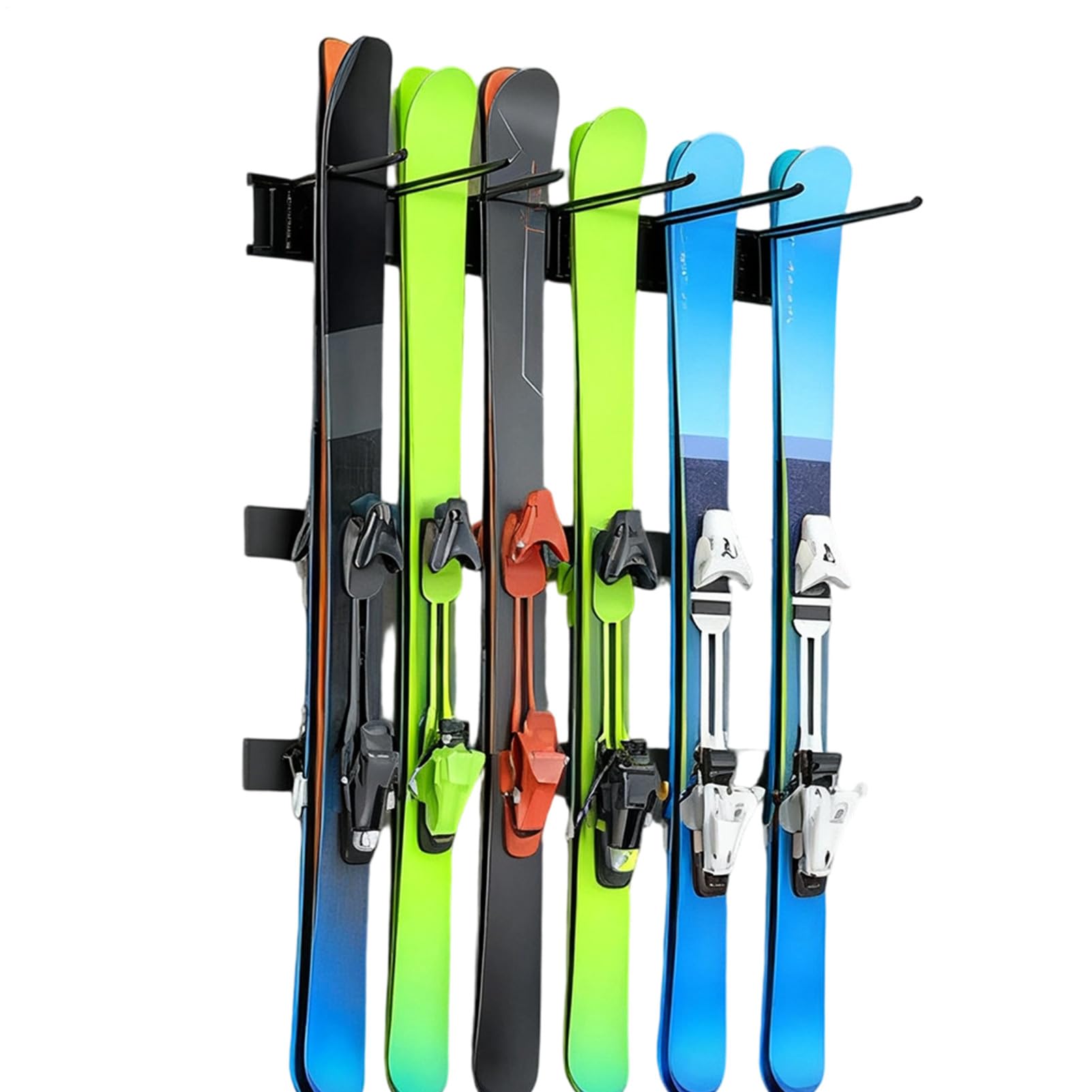 Skihalter Für Garage Wand,Robustes Rutschfestes Ausrüstungs Organisationssystem - Ski Aufbewahrung Garagen Organisationssystem,Für Indoor Outdoor Schuppen Sportzubehör Keller Aufbewahrung