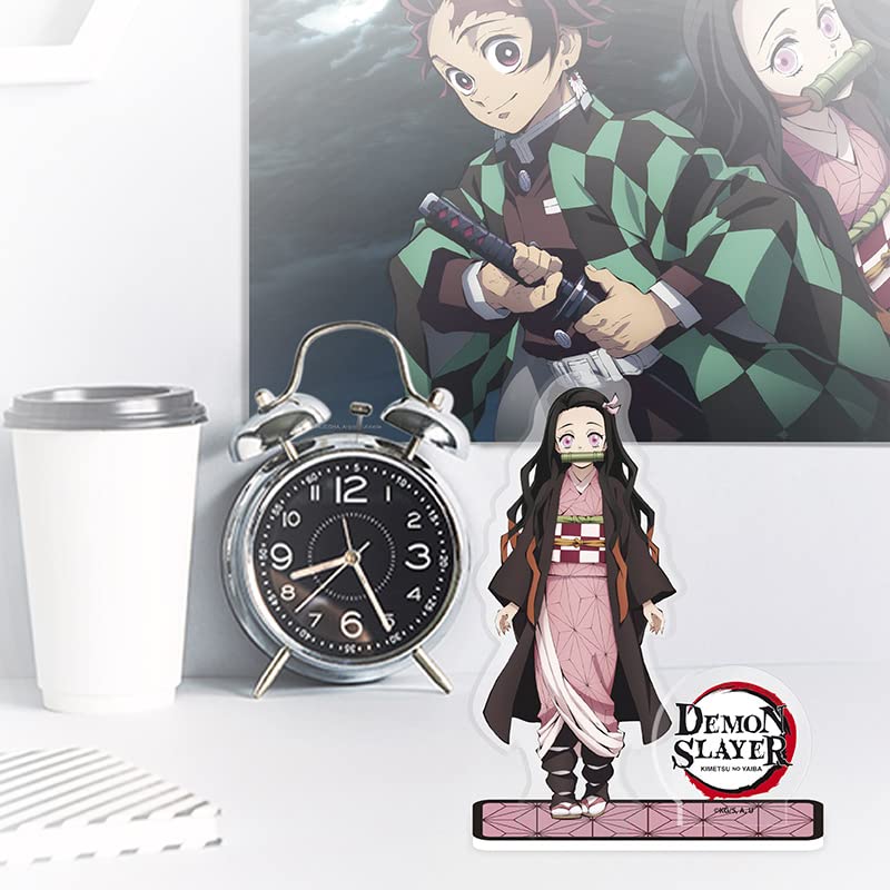 Figurilla diseño animé Demon Slayer Kimetsu No Yaiba, 12cm, Kamado Nezuko, modelo de jouet en