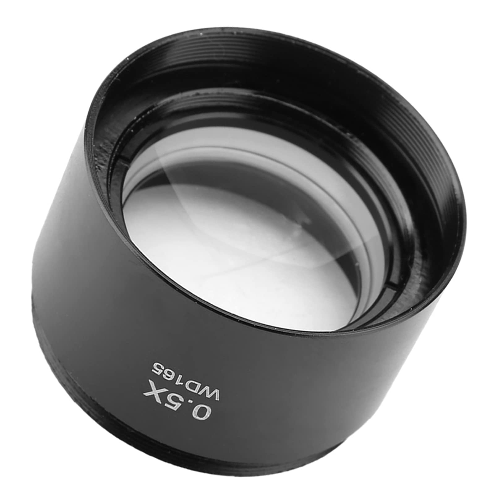 Microscopio estéreo auxiliar 0.5X Objetivo objetivo KP-0.5X Distancia de trabajo 165 mm para la industria Microscopio de video 48 mm Montaje/Puerto/Interfaz