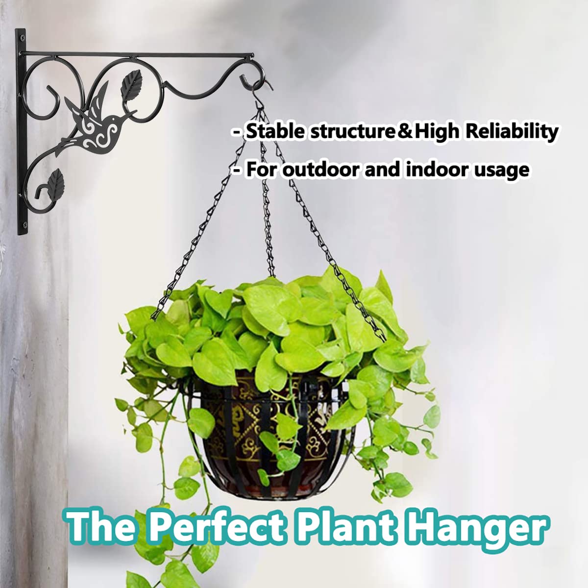 SUPPORT DE SUSPENSION Pour Plantes Muraux Mural Brancher EUR 20,49