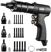 Vista 8 de Pistola Neumática para Tuercas Remachables 8-32,10-24,1/4-20 con Mandriles de Repuesto, Pistola de Remachadora de Tuerca de Grado Industrial 1500