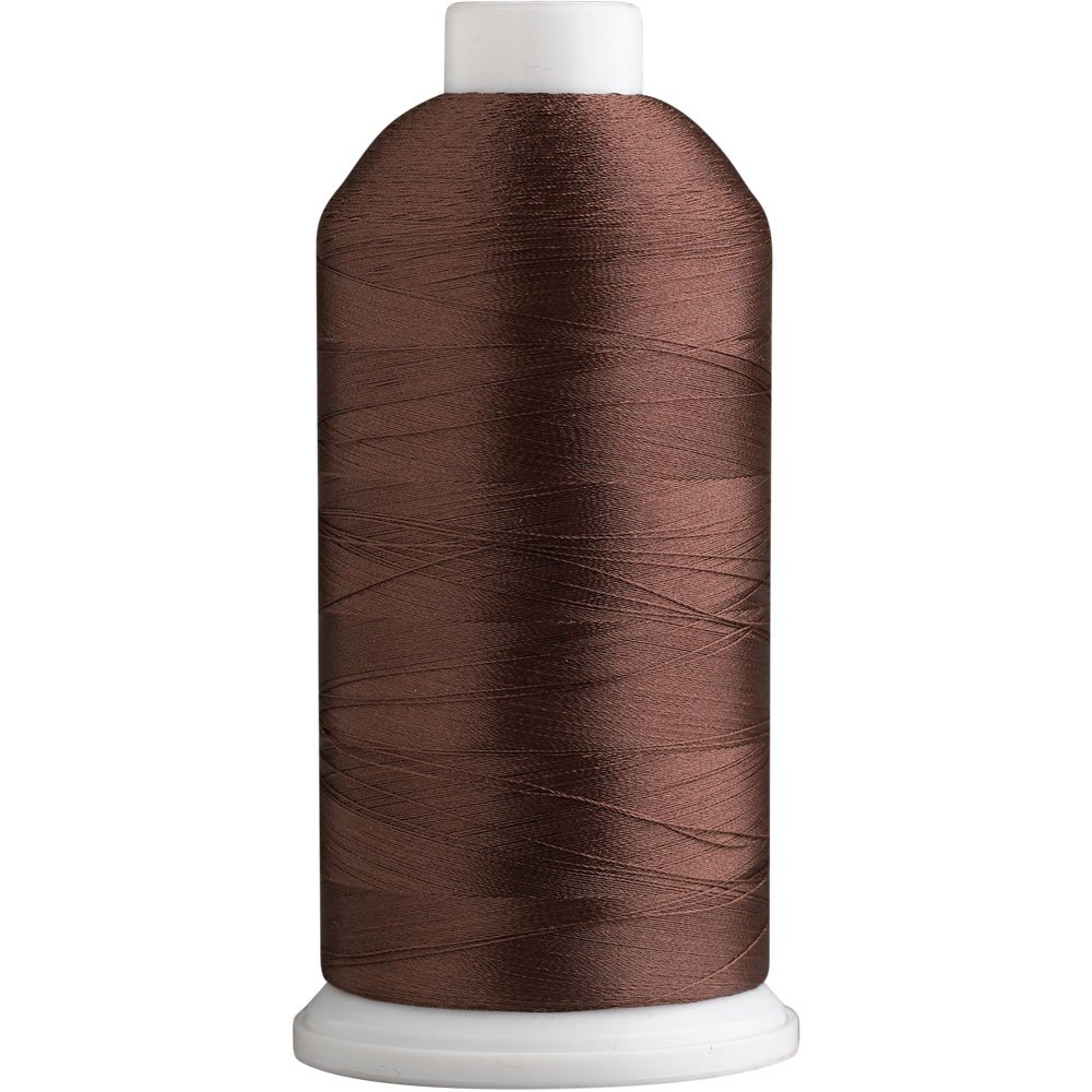 Superpunch SuperB Embroidery Thread 40wt, 5000 m Cone, Classic Brown 1152