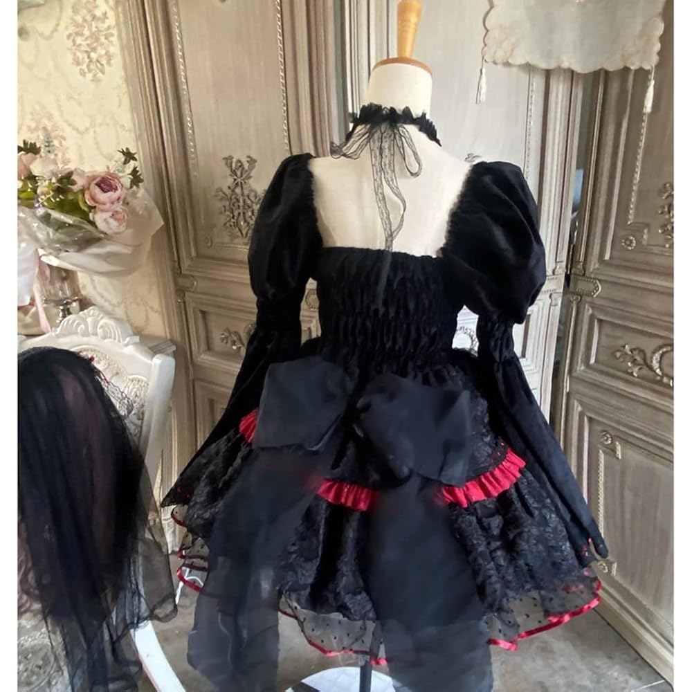 ゴスロリドレス ワンピース ジャンパースカート キャミワンピ 黒 フリル 十字架 楽天市場】ジャンパースカート ゴスロリ＆ゴシック ロリータ