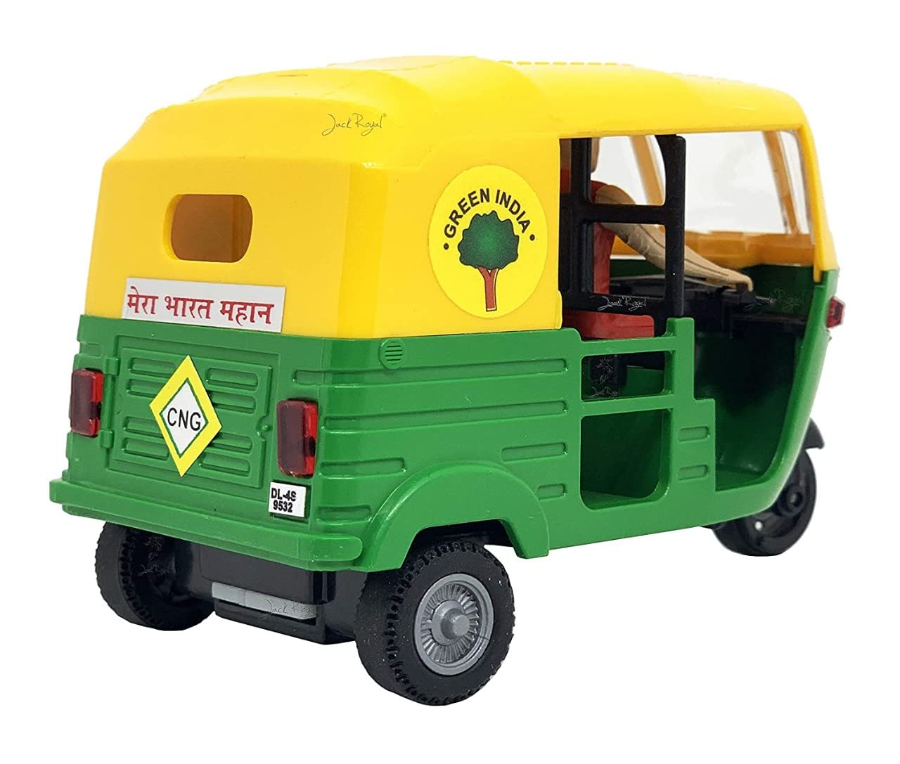 Mehtab Pull Back Plastic Auto Rickshaw Toy with Driver|Mini Auto Vehicle Toy Perfect for Kids Fun (Pack of 1, Multicolor) (B0B4G9JQMD) Amazon Price History, Amazon Price Tracker