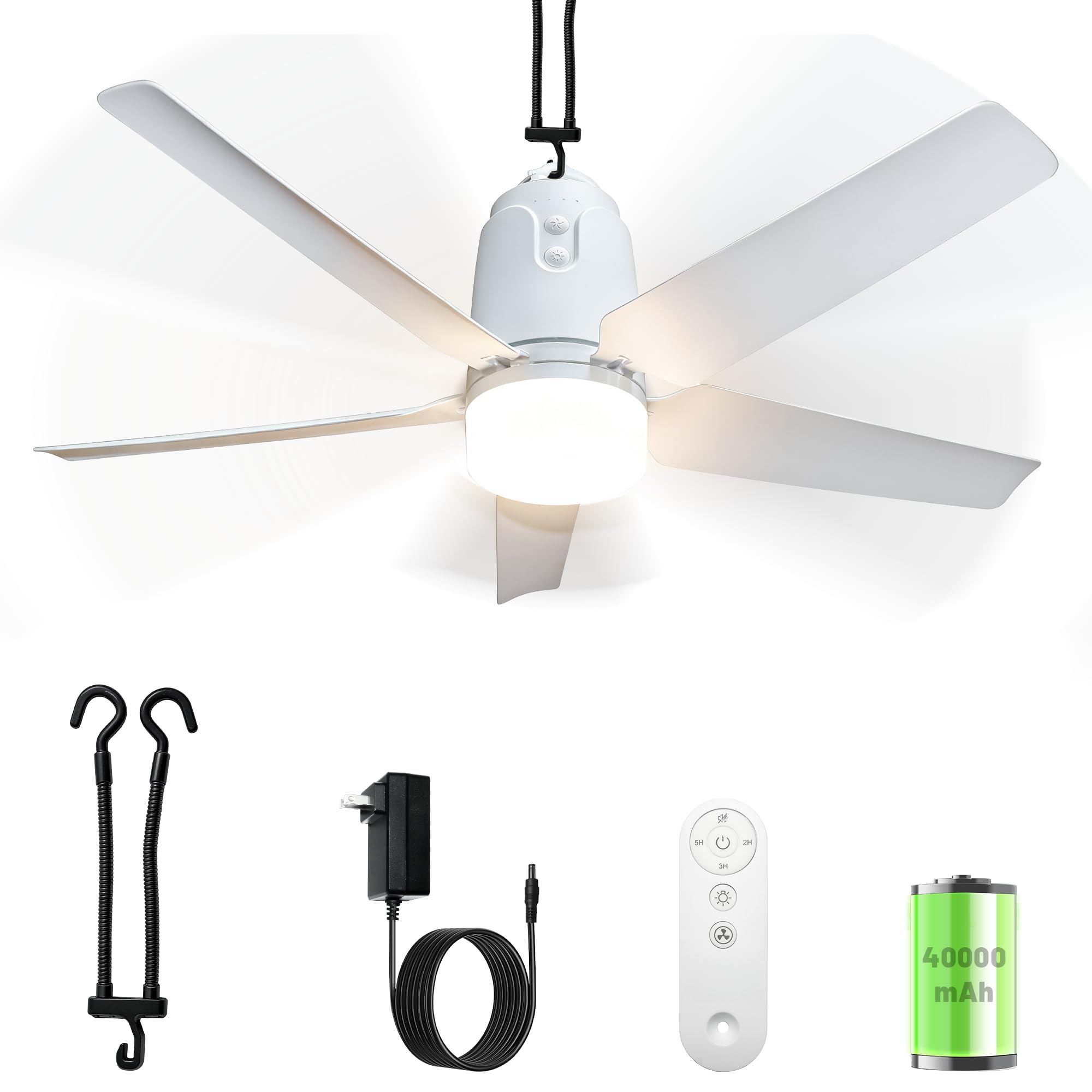 Gazebo Outdoor Ceiling Fan Light 31.5