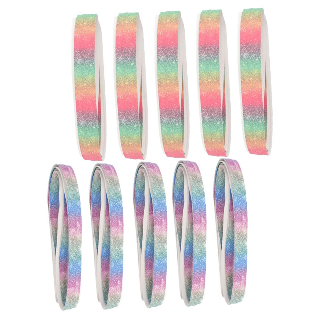 POPETPOP Tennis Racket Grip Tapes 10 Pack Badminton Racket Sweatband Anti-Slip Lightweight Stretchy