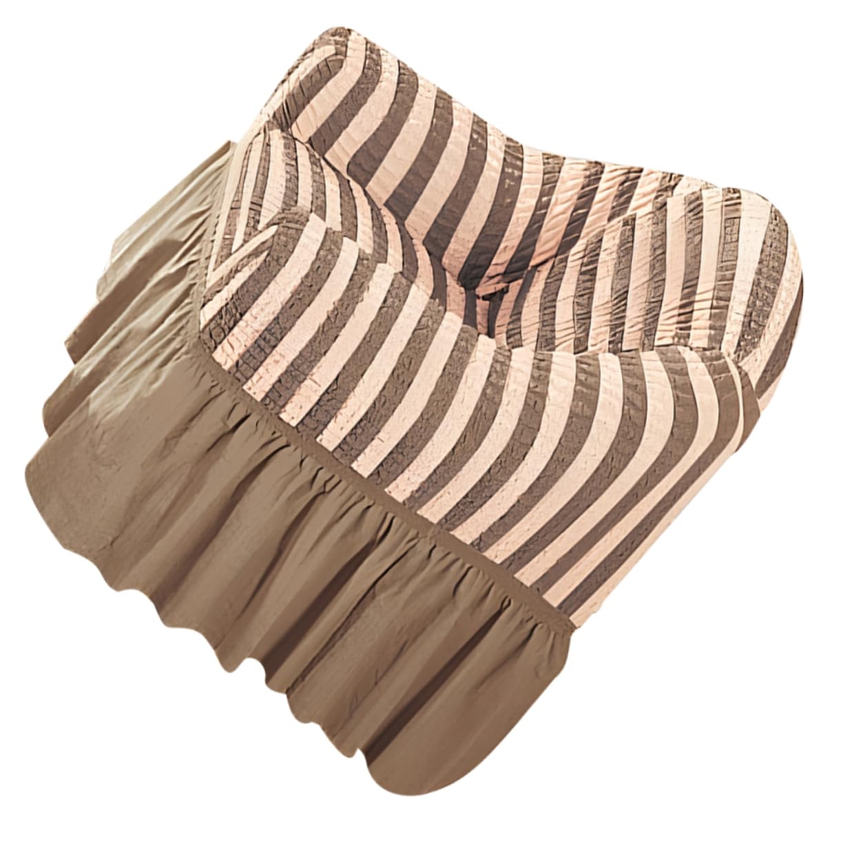 Housse de chaise longue extensible polyester Ciieeo pour salon moderne et cocooning