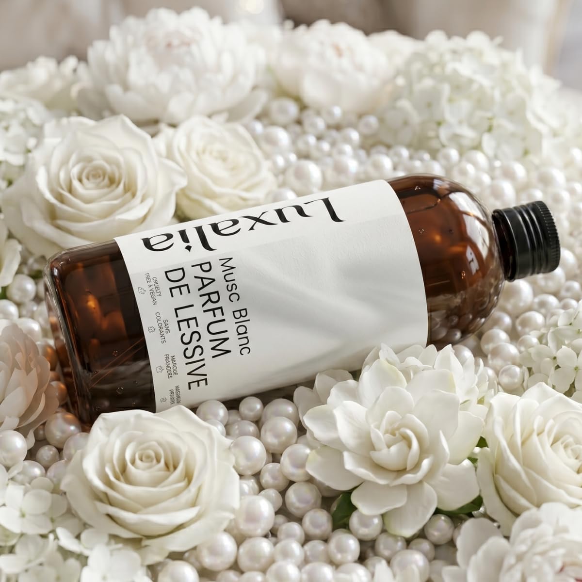 Parfum de Lessive Musc Blanc - Hautement Parfumé - Luxalia - 500ml