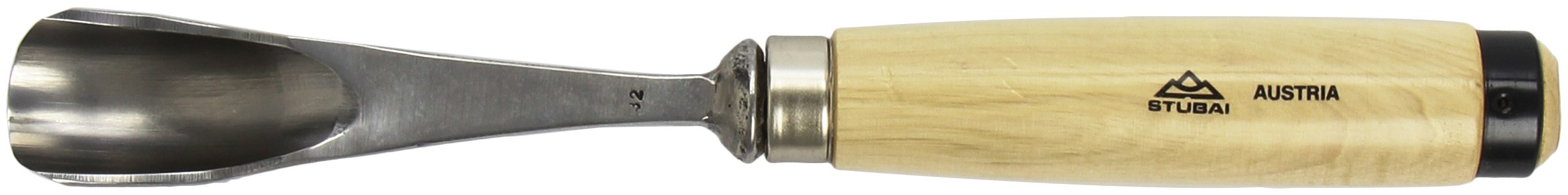 Stubai 553230 Dłuto do rzeźbienia w drewnie typu 32, szary/beżowy, 30 mm
