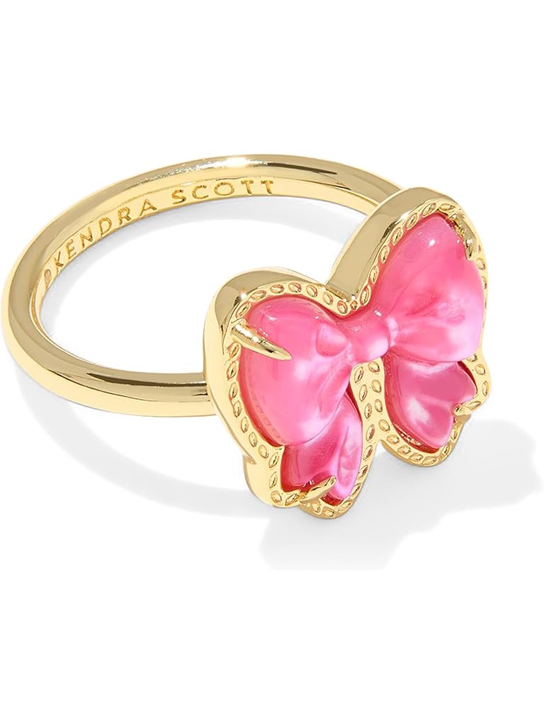 Pink Kendra Scott Haley Bow Band Ring