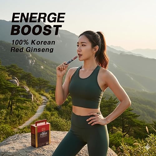 Miniatura 2 de BOTO - Extracto de ginseng rojo coreano de 6 años de oro puro  Suplemento de ginseng coreano premium para vitalidad diaria  100 sobres.