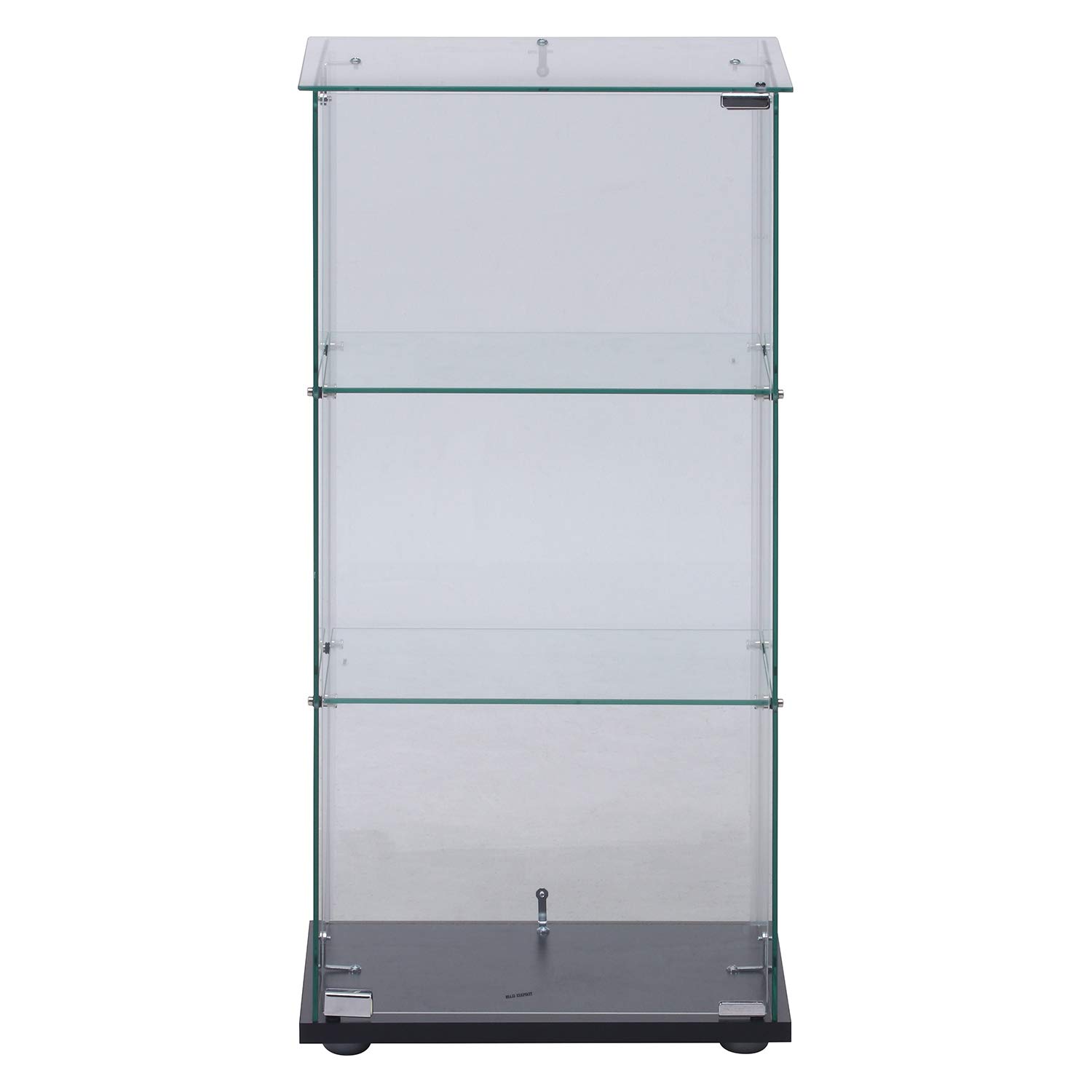 【新品3個セット】コレクションケース ガラス フィギュア3段 棚 ブラック 楽天市場】ガラスコレクションケース フィギュアケース 3段 背面ミラー