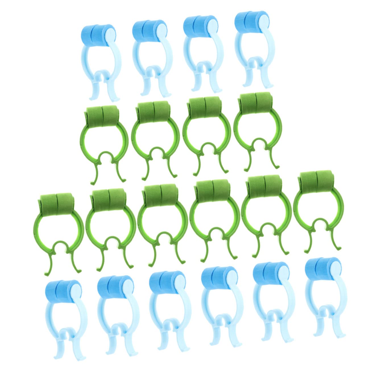 Healeved 4sets Nose Clip Set Nose Stopper Clips Nasal Strip for Breathing Breath Correction Nosebleeds Stoppers 20pcs*4