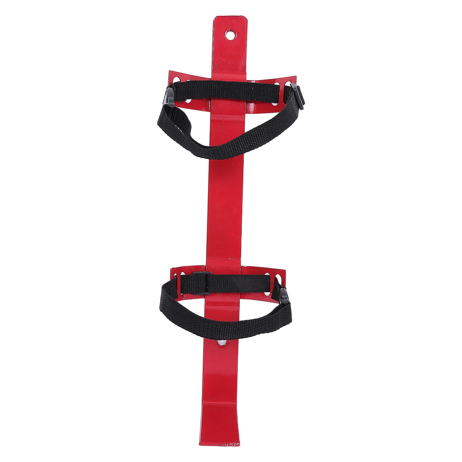 Operitacx Soporte de pared para extintor - Soporte metálico para extintor de 3 a 6 kg - Colgador resistente y que ahorra espacio para garaje, comercio, tienda y almacén.